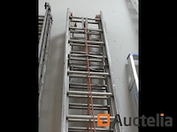 2 dubbele ladders - afbeelding 2 van  3
