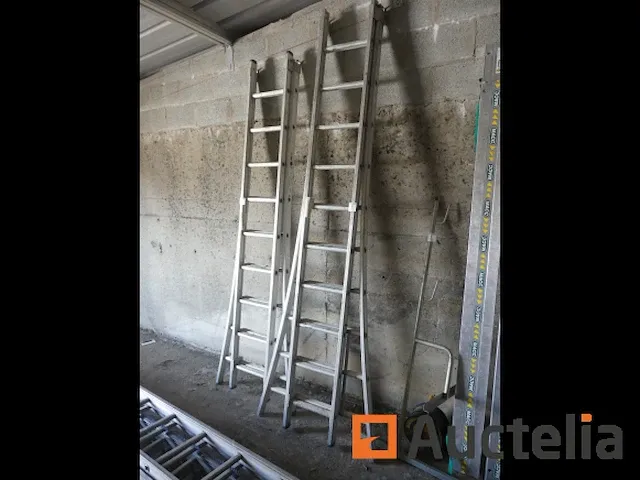 2 dubbele weegschalen - afbeelding 1 van  6