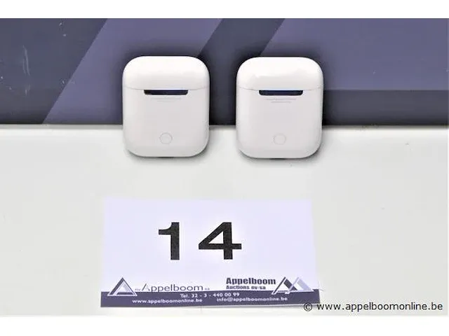 2 earpods apple, zonder kabels, werking niet gekend - afbeelding 1 van  3