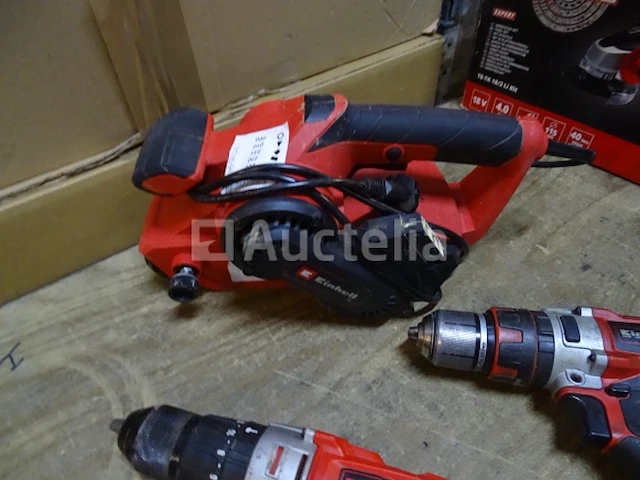 2 einhell accuschroevendraaiers, einhell elektrische bandschuurmachine(038) - afbeelding 2 van  5