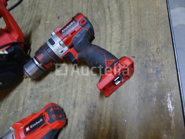 2 einhell accuschroevendraaiers, einhell elektrische bandschuurmachine(038) - afbeelding 4 van  5
