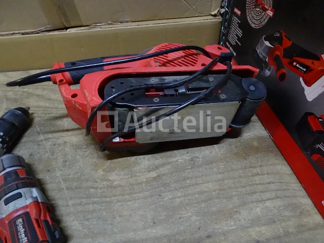 2 einhell accuschroevendraaiers, einhell elektrische bandschuurmachine(038) - afbeelding 5 van  5