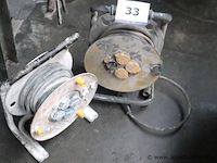 2 elektrakabels op haspel - afbeelding 1 van  1