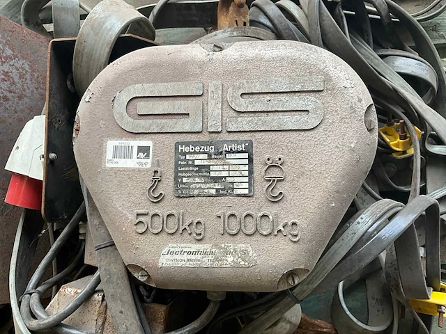 2 elektrische kettingtakels “artist” 100/f - afbeelding 4 van  7