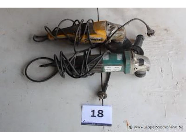 2 elektrische slijptollen wo. powerplus - afbeelding 1 van  2