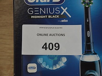 2 elektrische tandenborstels braun oral b genius midnight black (b435) - afbeelding 2 van  4