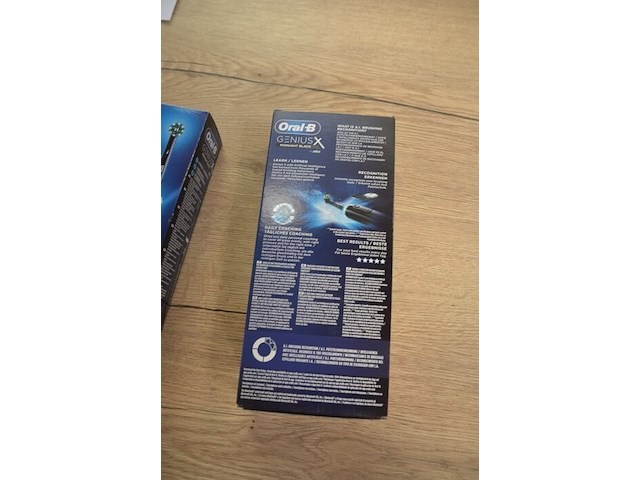 2 elektrische tandenborstels braun oral b genius midnight black (b435) - afbeelding 4 van  4