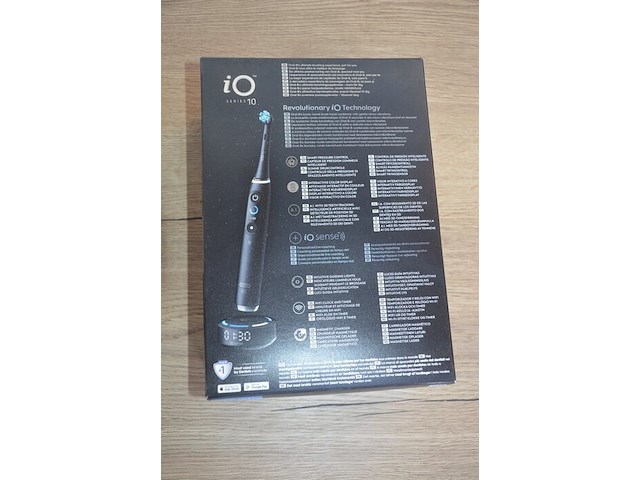 2 elektrische tandenborstels braun oral b io series 10 cosmic black (b435) - afbeelding 4 van  4