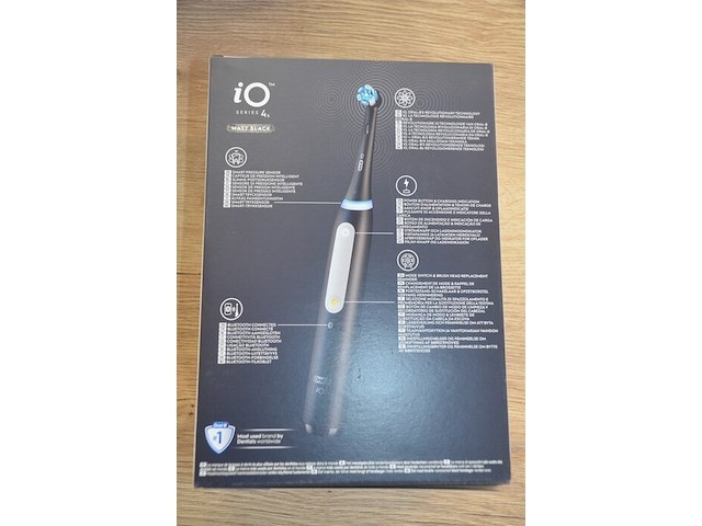 2 elektrische tandenborstels braun oral b io series 4s matt black (b435) - afbeelding 3 van  3