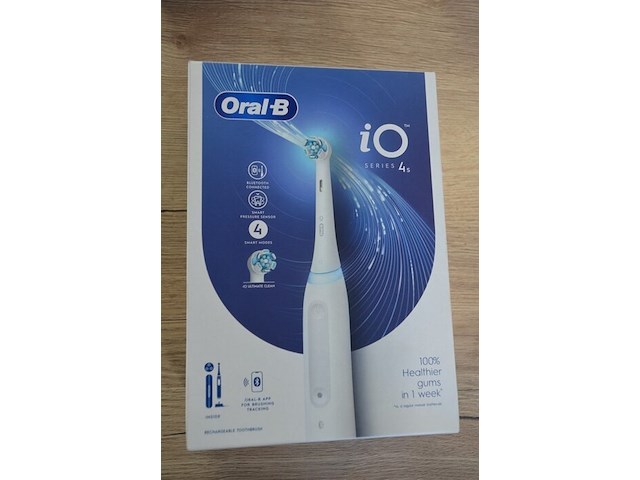 2 elektrische tandenborstels braun oral b io series 4s quite white (b435) - afbeelding 3 van  4