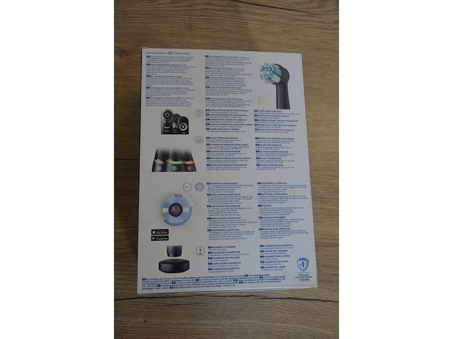 2 elektrische tandenborstels braun oral b io series 7s black onyx (b435) - afbeelding 3 van  4