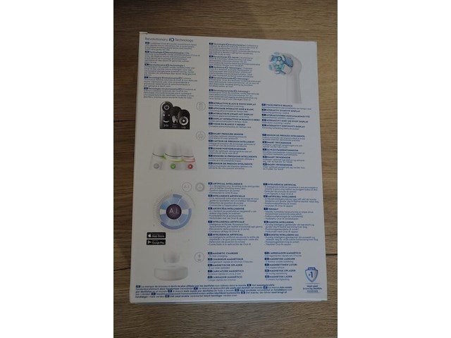 2 elektrische tandenborstels braun oral b io series 7s white alabaster (b435) - afbeelding 4 van  4