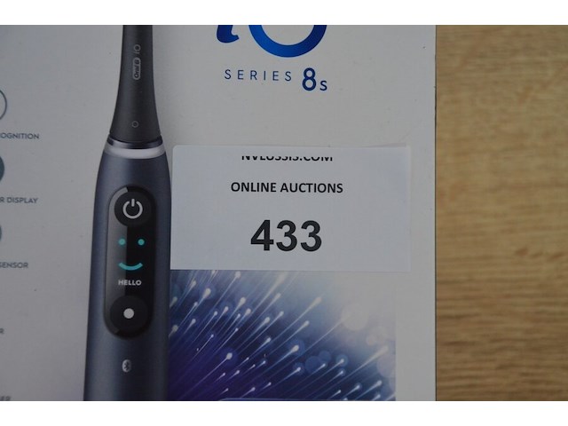 2 elektrische tandenborstels braun oral b io series 8s black onyx (b435) - afbeelding 2 van  5
