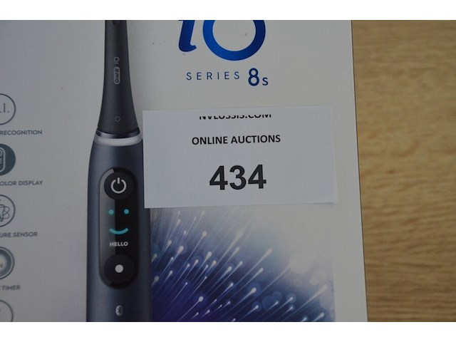 2 elektrische tandenborstels braun oral b io series 8s black onyx (b435) - afbeelding 2 van  5