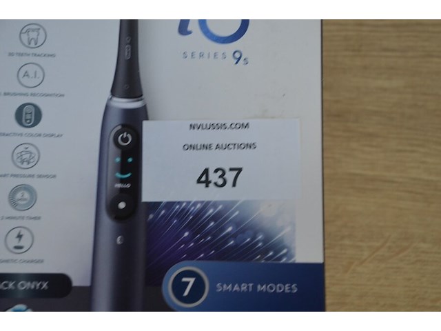 2 elektrische tandenborstels braun oral b io series 9s black onyx (b435) - afbeelding 2 van  5