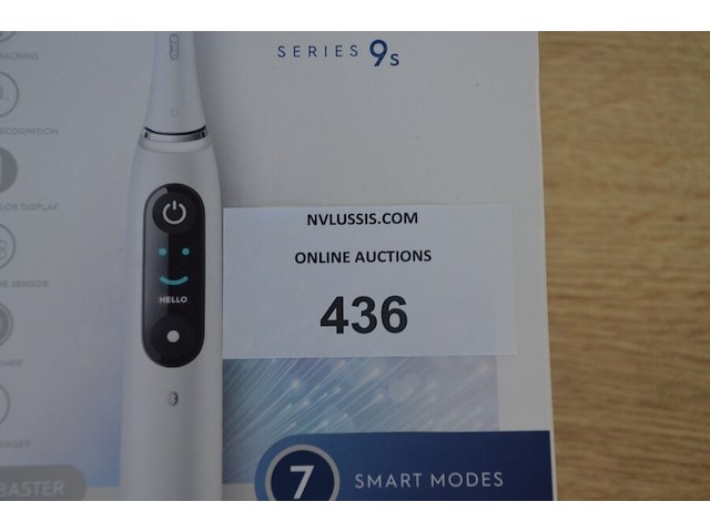 2 elektrische tandenborstels braun oral b io series 9s white alabaster (b435) - afbeelding 2 van  5