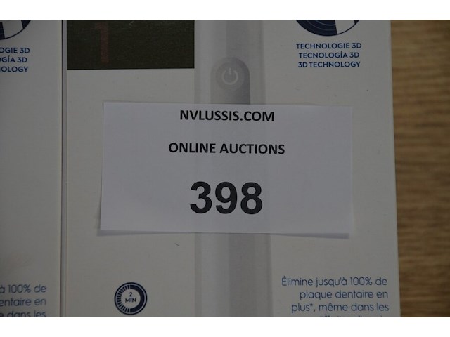 2 elektrische tandenborstels braun oral b laboratory professional clean white (b435) - afbeelding 2 van  4