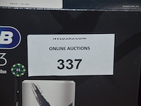 2 elektrische tandenborstels braun oral b pro 3 3500 design edition black (b435) - afbeelding 2 van  5