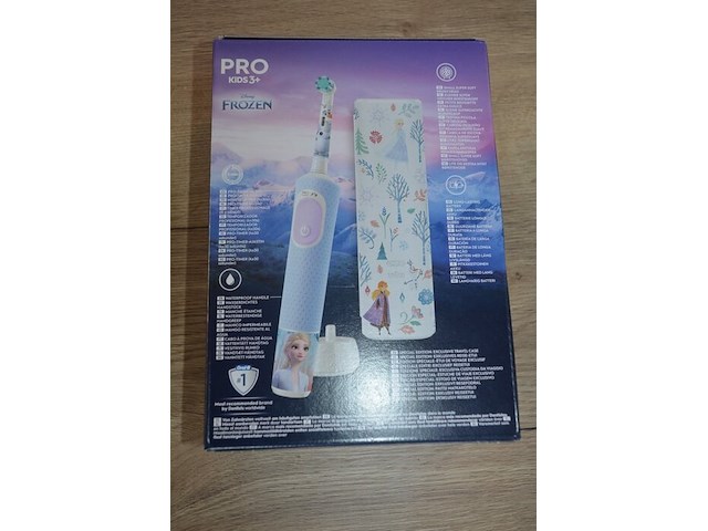 2 elektrische tandenborstels braun oral b pro kids 3+ special edition frozen and spiderman (b435) - afbeelding 4 van  6