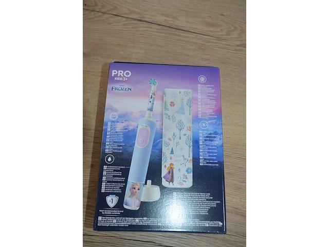 2 elektrische tandenborstels braun oral b pro kids 3+ special edition frozen and spiderman (b435) - afbeelding 4 van  4