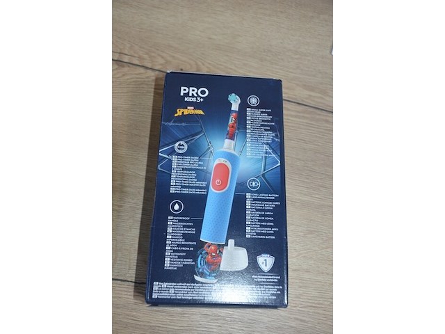 2 elektrische tandenborstels braun oral b pro kids 3+ spider man (b435) - afbeelding 4 van  4