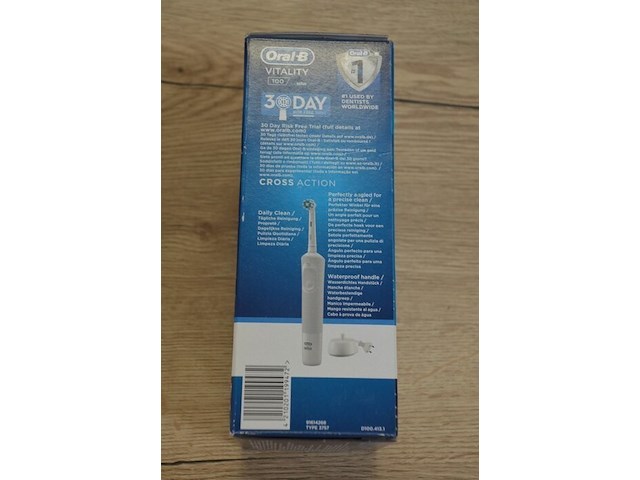 2 elektrische tandenborstels braun oral b vitality 100 white (b435) - afbeelding 4 van  4