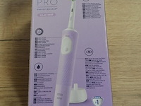 2 elektrische tandenborstels braun oral b vitality pro protect x clean lilac mist (b435) - afbeelding 4 van  4
