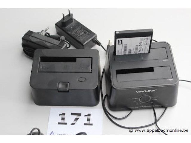 2 externe hd docking stations wavlink 3,0hdd - afbeelding 1 van  2