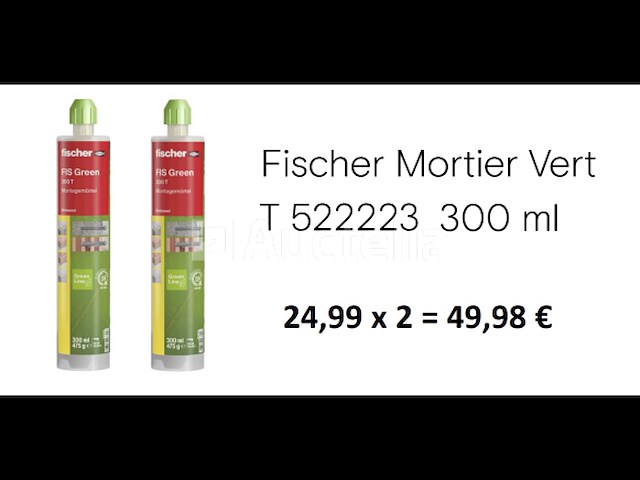 2 fischer green 300 t chemische ankerbommen 522223 - afbeelding 1 van  5