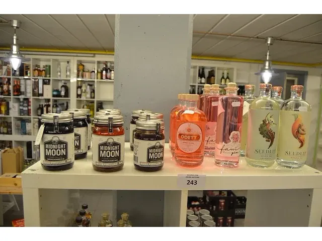 2 fl. seedlip grove 42 citrus 70cl, 2 fl. seedlip spice 94 aromatic 70cl, 3 fl. rubbens fam 50cl, 3 fl. odett apero mix 50cl, 1 fl. midnight moon apple 35cl, 4 fl. mignight moon raspberry 35cl, - afbeelding 1 van  5
