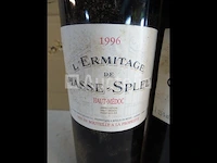 2 flesjes haut-médoc l'ermitage de chasse-spleen 1996 - afbeelding 2 van  3