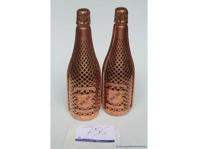 2 flessen à 70cl champagne beau joie brut 17% - afbeelding 1 van  2