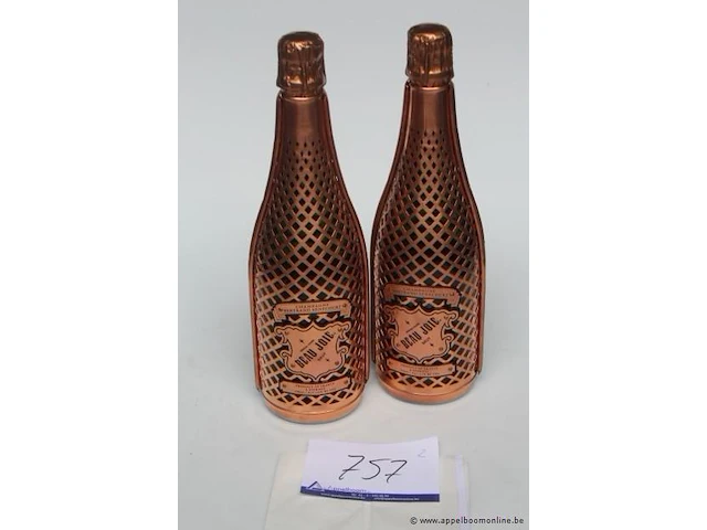 2 flessen à 70cl champagne beau joie brut 17% - afbeelding 1 van  2