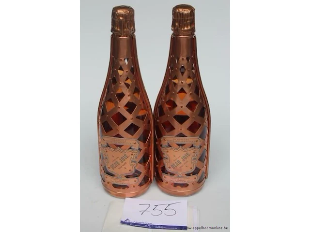 2 flessen à 70cl champagne beau joie brut rose 17% - afbeelding 1 van  2