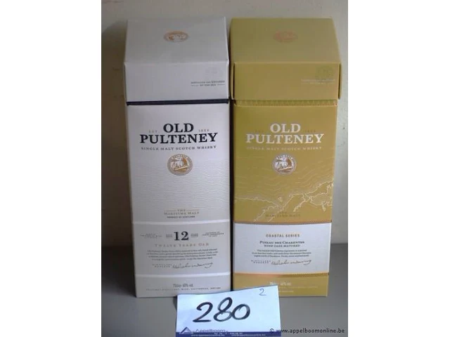 2 flessen à 70cl old putenay 40% - afbeelding 1 van  2