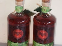 2 flessen à 70cl rum bacardi 8y 45%