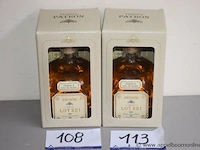 2 flessen à 70cl tequilla patron lot 221 40%