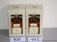 2 flessen à 70cl tequilla patron lot 221 40% - afbeelding 1 van  2