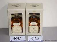 2 flessen à 70cl tequilla patron lot 221 40% - afbeelding 1 van  2