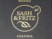 2 flessen à 70cl vodka sash&fritz 40% - afbeelding 2 van  2