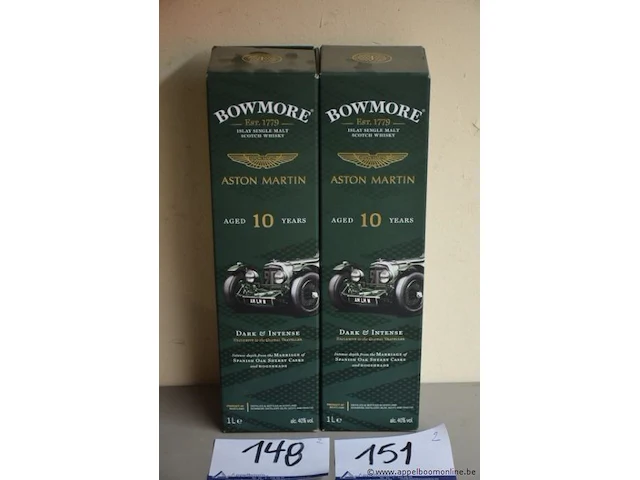 2 flessen à 70cl whisky bowmore 10yr 40% - afbeelding 1 van  4