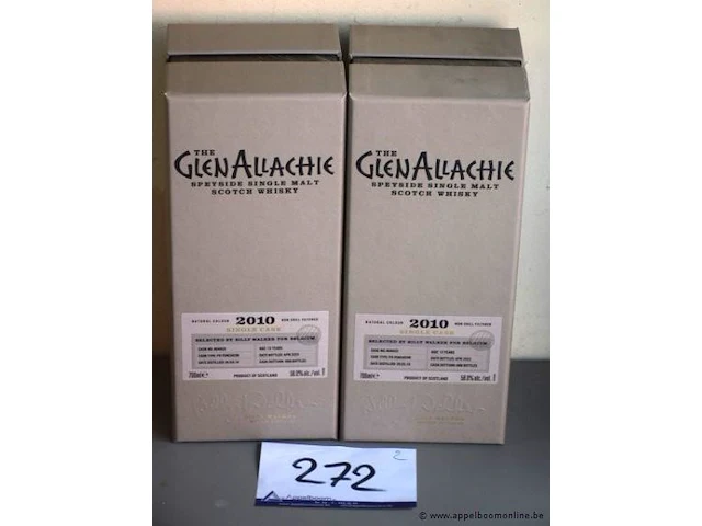 2 flessen à 70cl whisky glanallachie 12yr 58% - afbeelding 1 van  2