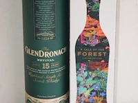 2 flessen à 70cl whisky glendronach 15yr & glennmorangie forest 46% - afbeelding 1 van  3