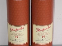 2 flessen à 70cl whisky glenfarclas 17yr 43% - afbeelding 1 van  3