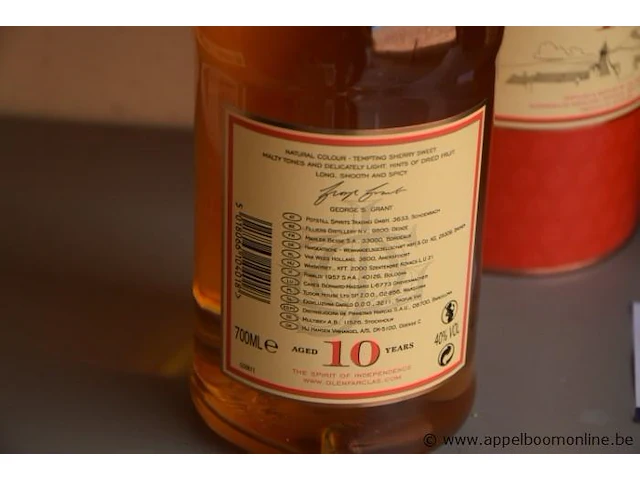 2 flessen à 70cl whisky glenfarclas 40% - afbeelding 2 van  2