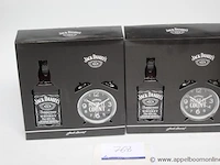 2 flessen à 70cl whisky jack daniels in gzschenkverpakking - afbeelding 1 van  2