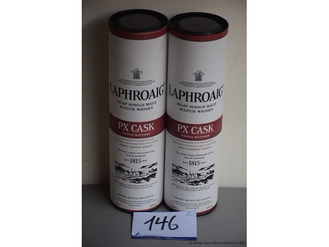 2 flessen à 70cl whisky laphroaig px cask 48% - afbeelding 1 van  2