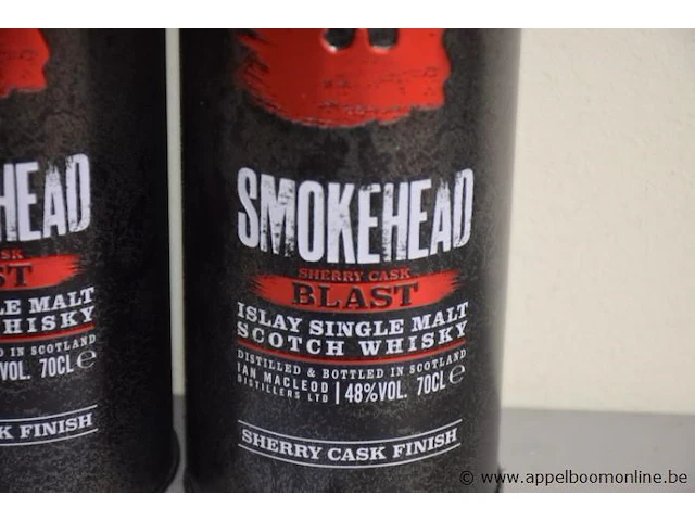 2 flessen à 70cl whisky smokehead blast 48% - afbeelding 2 van  2