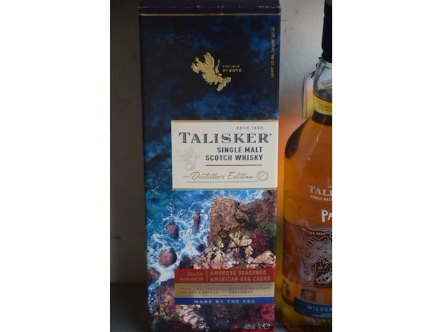 2 flessen à 70cl whisky talisker 40% - afbeelding 2 van  3