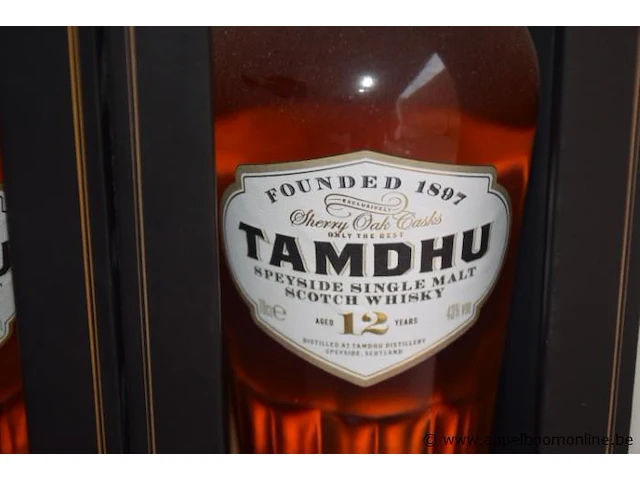 2 flessen à 70cl whisky tamdhu 12yr 43% - afbeelding 2 van  2